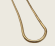 Soft Round Snake Chain Necklace - Gold - 3mm - Item 901