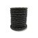 Dublin Bolo braided Round Twist leather cords -6mm- matt black