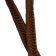 X-Cross Braided Leather Cord-15mm- DARK NATURAl