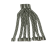 Stainless steel tassel SSP-651-67mm-Steel