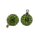 Shamballa Crystal Hanger: 14mm Peridot