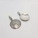 Antique Silver Plated charms - 44065