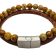 Combination Gemstone and Leather Bracelet - Style 164