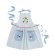 Blue Patterned Strawberry Shortcake Inspired Apron