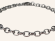 Semicircle Wire Dendritic Pearl Bracelet – Silver - 2mm - Item 995