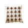 Cream and Brown Shell Cotton Cushion