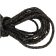 Dublin Bolo Braided Round Twist Leather Cords - 6mm -  Vintage Brown