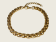 Square Braided NK Chain Bracelet - Gold - 6mm - Item 996