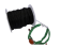 Habotai silk cords - Grizzly