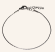Square Boston Chain Bracelet - Silver - 0.8mm - Item 985