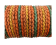 Oslo Round Braided Leather Cord - 4mm - Sun