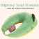 Crochet, Knitting and Gaming Pillow - Green and Yellow