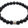 Black Onyx Gemstone Bracelet: Style-576 (6mm)