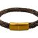 Spiral Braided Leather Bracelet - Style 332