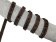 Arizona Style Oval Braided -12*5MM - Vintage Brown