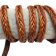 Montana Braided Leather Cord - 10mm - Tan