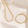 Gold Plated Stainless Steel Bracelet - Item 541