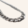 Curb Chain Necklace - Silver - 5mm - Item 986
