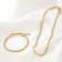 Gold Plated Stainless Steel Necklace - 524