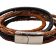 Combination Leather Bracelet - Style 234
