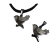 Stainless Steel Pendant: SSP-485 26mm (Steel)