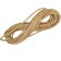 Real Round Nappa Leather Cord - Dark Cream 5mm