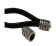 Zamak part for leather: CA 4608 8mm (Steel)