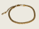 Popcorn Chain Bracelet - Gold - 3mm - Item 905
