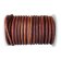 Round Leather Cord - 5mm - Vintage Cognac