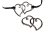 Zamak charm CA-4728-Rose gold