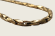 Twisted Square Boston Chain Necklace - Gold - 2mm - Item 903
