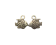 Zamak Silver Plated Bead CA-3145