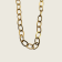 Triangle Wire Dendritic Pearl Necklace - Gold - 2mm - Item 980