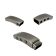 Stainless Steel Snap Clasp: MGST 120 8x4mm (Steel)