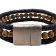 Combination Gemstone and Leather Bracelet - Style 156