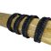 v cross braided leather cord -15mm- DARK BLUE