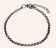 Triangle Wire Belcher Chain Bracelet - Silver - 2mm - Item 987