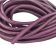 Real Round Nappa Leather Cord - Purple 5mm