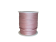 Round Leather Cord -3mm - Metallic Pastel Pink