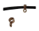 Stainless steel part for leather: SSP-238 7mm (Rose gold)