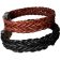 Tuscon Braided Leather Cords - 14x3.5mm - Matt Black