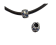 Zamak parts for leather: CA-4872 5mm (Steel)