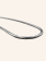 Square Snake Chain Necklace – Silver - 1.5mm - Item 1002