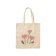 Tote Cotton Bag with Tulips
