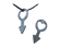 Stainless steel charm SSP-251-30*15*1.5MM