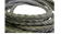 Fine Braided Nappa Leather Cords-6mm-GREY