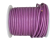 Round Leather Cords - 3mm - Midnight Purple