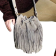 SuedeBag1 - Fringes Sac Suede - Grey