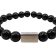 Black Onyx Gemstone Bracelet: Style-574 (10mm)