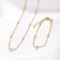 Gold Plated Stainless Steel Necklace - 538